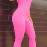 Dynamic Zipper Basic Jumpsuit (Hot Pink) for women - stylish jumpsuit by Palazzo Couture