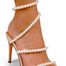 Ebbis Pearl Elegance Heels (Nude) for women - stylish heels by Palazzo Couture