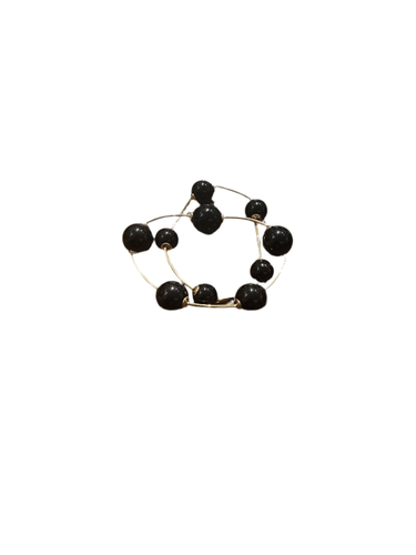 Eclipse Trio bracelet - Black/Gold - Palazzo Couture Online