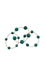 Eclipse Trio bracelet - Turquoise/Gold - Palazzo Couture Online