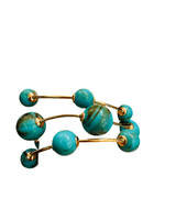 Eclipse Trio bracelet - Turquoise/Gold - Palazzo Couture Online