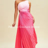 Elegant Moment Maxi Dress (Multi-Pink) front view showing full-length maxi silhouette