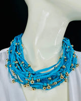 Element of summer Necklace (Turquoise) for women - fashion jewelry by Palazzo Couture