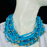 Element of summer Necklace (Turquoise) for women - fashion jewelry by Palazzo Couture