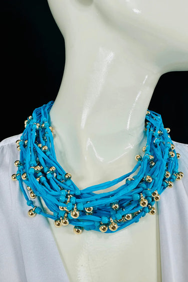 Element of summer Necklace (Turquoise) for women - fashion jewelry by Palazzo Couture