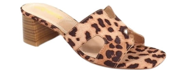Elena Luxe Block Heel Sandals - Leopard - Palazzo Couture Online