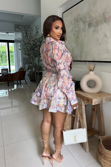 Enchanted Bloom Skirt Set - Palazzo Couture Online