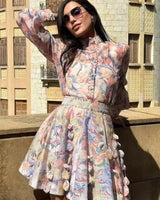 Enchanted Bloom Skirt Set - Palazzo Couture Online