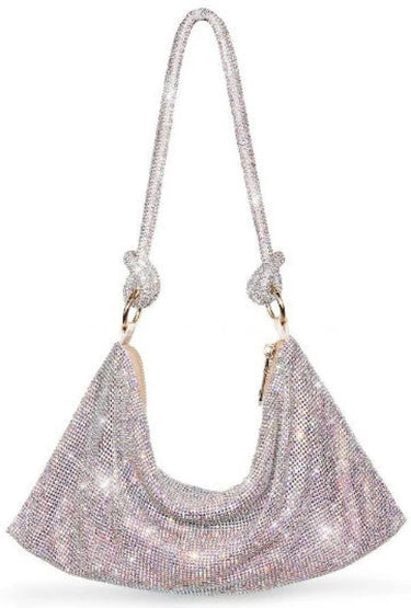 Envy Diamond Glitter Boho Hangbag - women's evening clutch