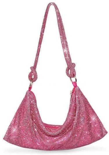 Envy Diamond Glitter Boho Hangbag - stylish purse for going out