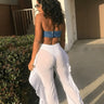 Eternal Flame Pants (white) - front view