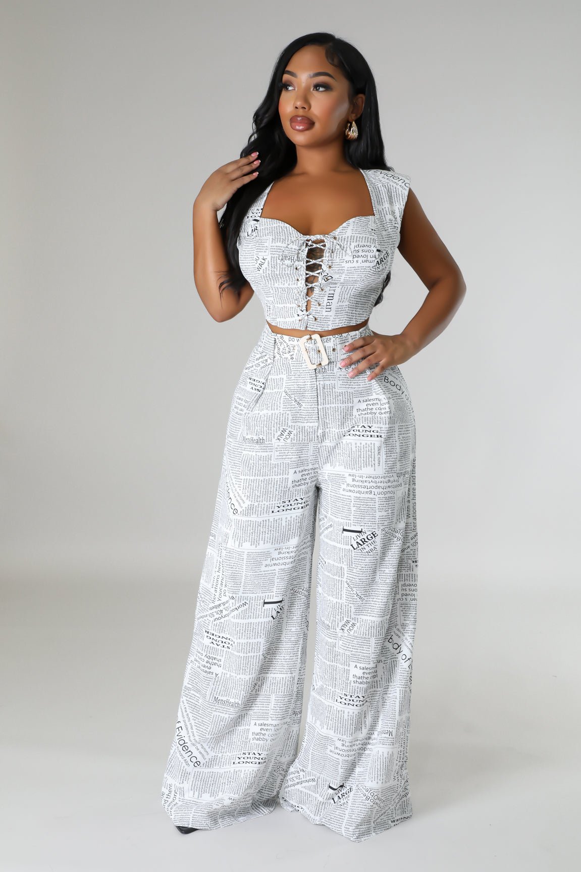 Everyday Bella Pant Set - Palazzo Couture Online