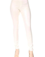 Expensive Views Metallic Cream Pants with Stretch Fit - view 2