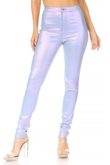 Expensive Views Metallic Lavender Pants - Palazzo Couture Online