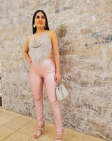 Expensive Views Metallic Rose Pants - view 4