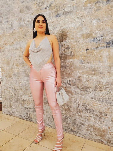Expensive Views Metallic Rose Pants - view 4