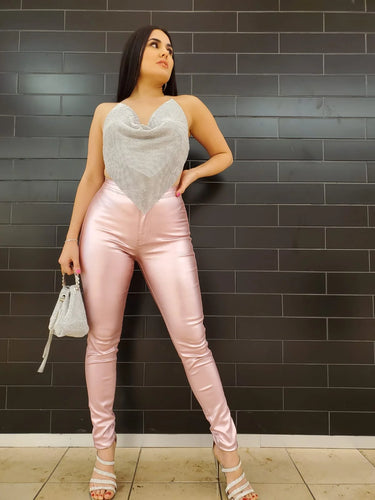 Expensive Views Metallic Rose Pants - view 6