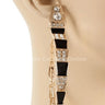 Fashion Metal Crystal Snake Earrings for women - fashion jewelry by Palazzo Couture
