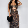Fierce Elegance Leopard Cut - Out Maxi Dress - Cheetah - Palazzo Couture Online