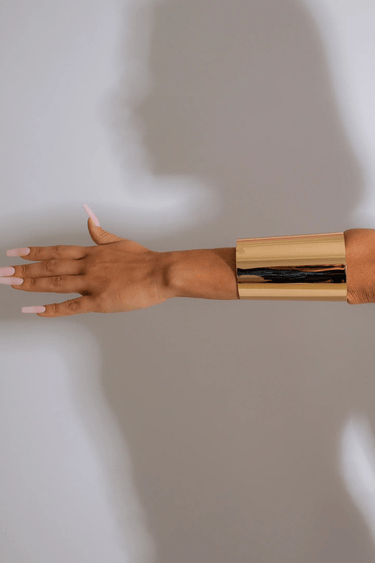 Fierce Heart Cuff Bracelet (Gold) - Palazzo Couture Online