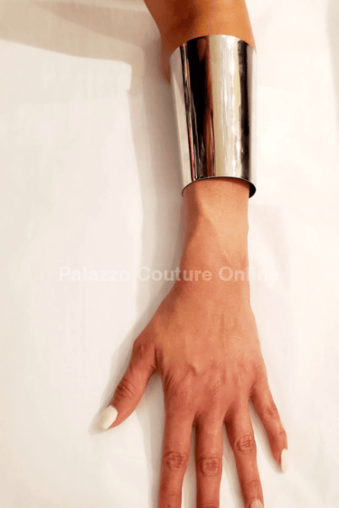 Fierce Heart Cuff Bracelet (Silver) - Palazzo Couture Online