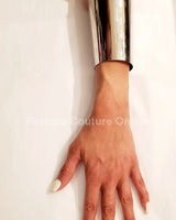 Fierce Heart Cuff Bracelet (Silver) - Palazzo Couture Online