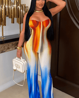Fire And Ice Palazzo Jumpsuit - Palazzo Couture Online