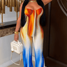 Fire And Ice Palazzo Jumpsuit - Palazzo Couture Online