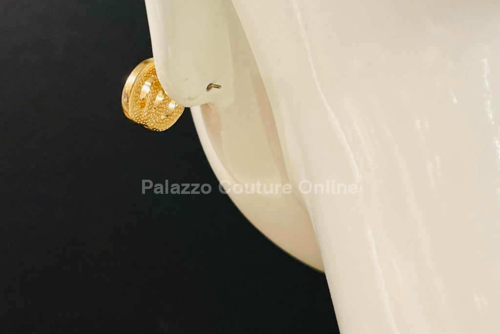 Flamme Blanche Pendant Necklace Set (Gold) Necklaces