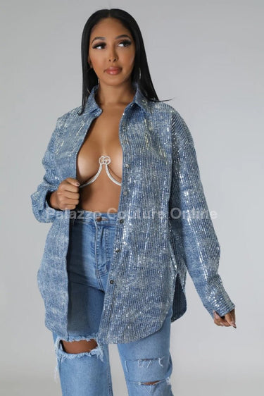 Flashiest Moments Bra Body Chain - Palazzo Couture Online