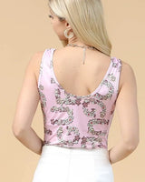 Elegant  fitted bodysuit styled for going out