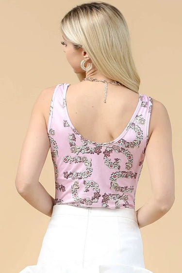 Elegant  fitted bodysuit styled for going out