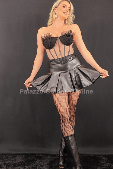 Forever Details Fishnet Tights (Black) - Palazzo Couture Online