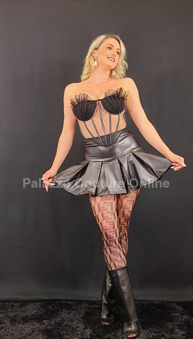 Forever Details Fishnet Tights (Black) - Palazzo Couture Online