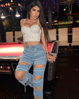 Forever Love Pearl Corset Top (White) - Palazzo Couture Online