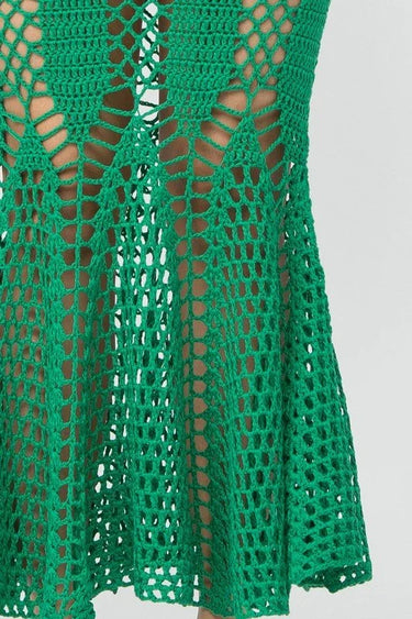 Fresh Day Green Cover Up Dress - chic beach wear by Palazzo Couture