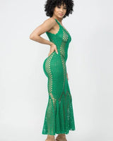 Fresh Day Green Cover Up Dress - vacation cover up for women