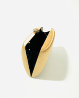 Compact Gold evening bag for women