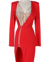 Women's Red mini dress from Palazzo Couture collection