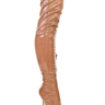 Gisele Pointed Toe Over The Knee Boots (camel) - Palazzo Couture Online