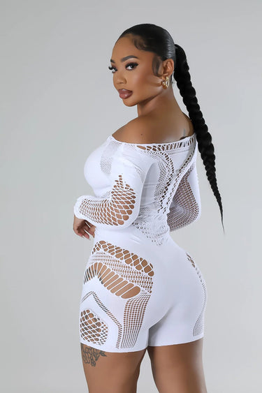 White romper – perfect for casual chic looks