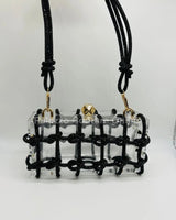 Glam Date Rhinestone Handbag (Black) - Palazzo Couture Online