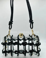 Glam Date Rhinestone Handbag (Black) - Palazzo Couture Online
