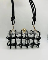 Glam Date Rhinestone Handbag (Black) - trendy women's bag