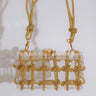 Glam Date Rhinestone Handbag (Gold) for women - bag by Palazzo Couture