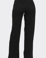 Glam Drip Pearl Statement Jeans - Black - Palazzo Couture Online