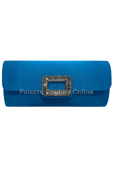 Glamour Night clutch (Blue) - Palazzo Couture Online