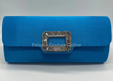 Glamour Night clutch (Blue) - Palazzo Couture Online