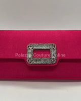 Glamour Night clutch (Fuchsia) - Palazzo Couture Online