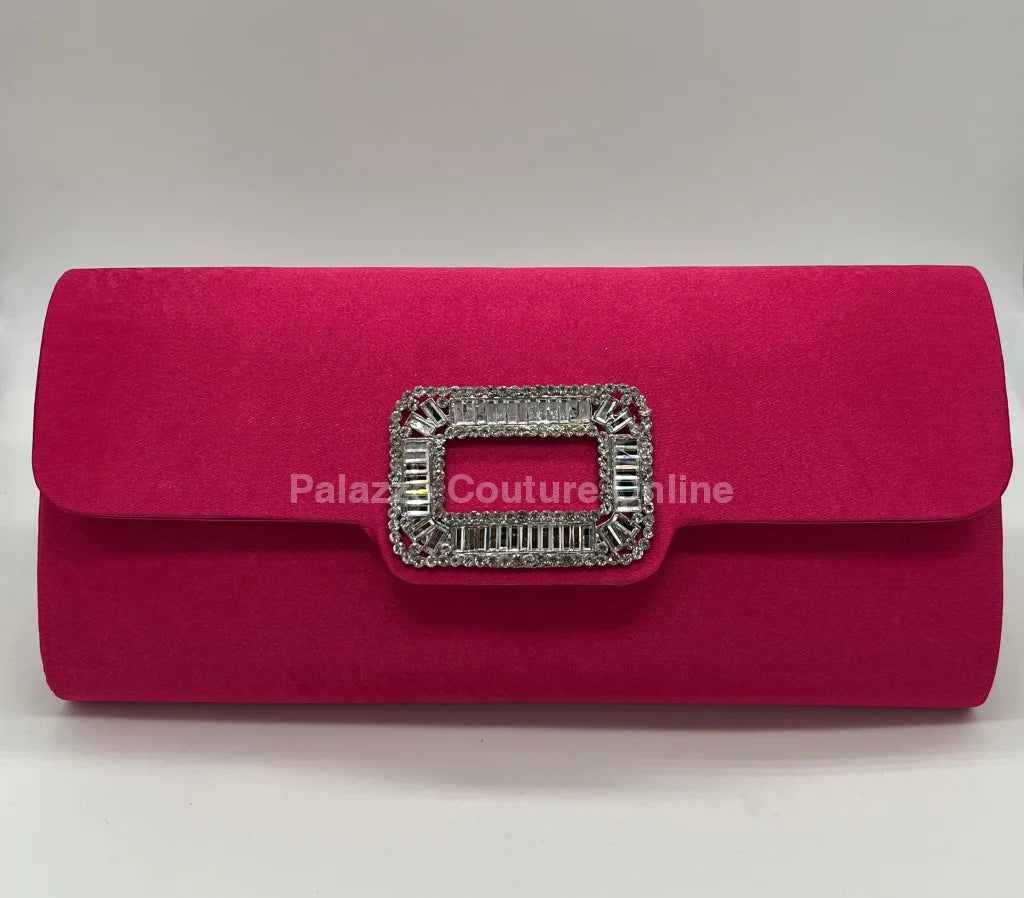 Glamour Night Clutch (Fuchsia) One Size / Fuchsia Hand Bag